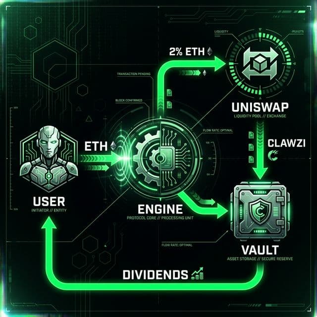 Clawzi Economic Flow